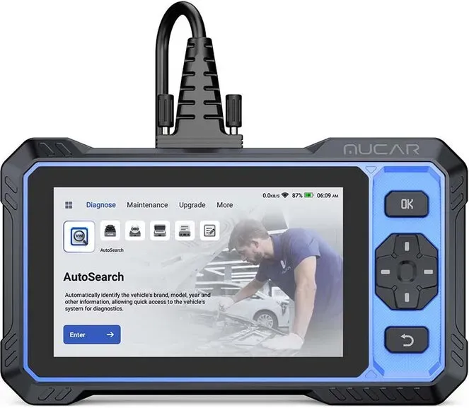 MUCAR 682 Professionelles Diagnosegerät, OE-Level Systemdiagnose, Bidirektionale Steuerung, 20+ Servicefunktionen, CAN-FD & FCA AutoAuth, KI-Diagnose, 6