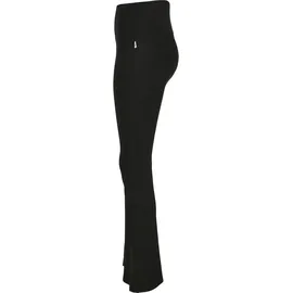 URBAN CLASSICS Organic Interlock Bootcut Leggings Black L