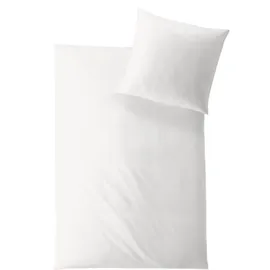 Hefel Textil GmbH Hefel Bettwäsche Uni - 155x220 cm + 40x80 cm elfenbein