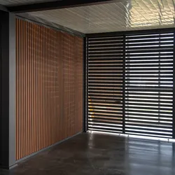 Weide WPC Wand für Carport | 3 Meter | 28 mm dick mit Verstärkungsstange