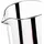 LEONARDO HOME BANDA NERA Krug • 1 Stück • Vielseitiger Krug • handgefertigtes Glas • ideal für Wasser und Saft • mit Ausgießer • stilvoller Tischkrug • modernes Design • Höhe 25 cm • schwarz • 055292