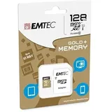 Emtec microSDXC Gold+ 128GB Class 10 + SD-Adapter