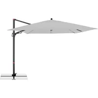 Doppler Ampelschirm MyZone 280 cmx 280 cm Hellgrau mit