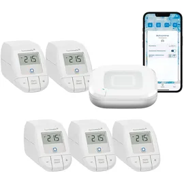 eQ-3 Homematic IP Heizkörperthermostat Starter Bundle Heizen Basic für 5 Heizkörper«