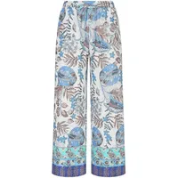 7/8-Hose Sanne Green Cotton weiss, 40