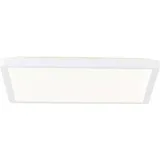 BRElight LED Panel mit Memory Funktion und Timer - Deckenaufbau-Paneel - CCT Lichtfarbe von 3000K bis 6500K einstellbar über Fernbedienung - 29 cm Länge x 29 cm Breite - aus Kunststoff in Weiß