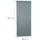 Relaxdays Verdunkelungsrollo 70 x 165 cm grau