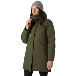 Helly Hansen Wintermantel Adore Tech Parka (wasserdicht, warm, High Loft Isolierung) dunkelgrün Damen