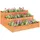 furnicato Hochbeet 120 x 120 x 56 cm Braun