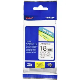 Brother TZe-241 laminiert schwarz auf weiß 1,8cm x 8m