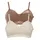 bonprix Still-BH BONPRIX, Damen, Gr. 95, Cup D, rosa (creme, mattbraun), Obermaterial: 95% Baumwolle, 5% Elasthan. Futter: 95% Baumwolle, 5% Elasthan.