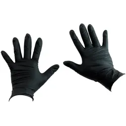 Efalock Emotion Vinyl Handschuhe Schwarz L 100 Stück