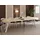 WFL GROUP Runder Esstisch 100 x 77 x 100 cm braun