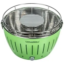 LotusGrill G280 Holzkohlegrill rauchfrei, limetten­grün