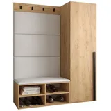 ABIKS MÖBEL Garderoben-Set MIRO Set 6, Garderobe mit gepolsterten Paneelen, Modern Design