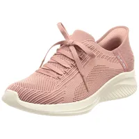 SKECHERS Damen Ultra Flex 3.0 Brilliant Path Sneakers,Sports Shoes, Mauve Knit/Pink Trim, 37 EU
