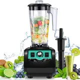 Huanyu Blender Smoothie Maker 3L Großes Fassungsvermögen Hochgeschwindigkeitsmixer 2200W Kommerzielle Multifunktions-Mixer für Crushing Eis, Saft, Smoothie, Milchshake und Sojamilch