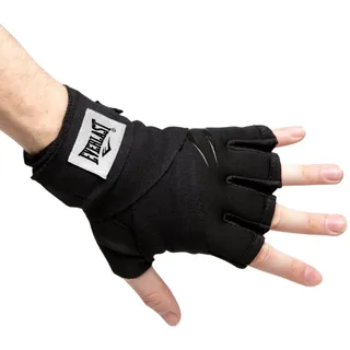EVERLAST Unisex - Erwachsene Handbandage Evergel Fastwraps, Schwarz, S