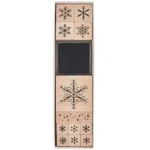 Rico Design Stempelset Schneeflocken 12 St.