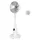 Be Cool Premium Sprühnebel Standventilator 80 cm Weiß