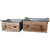 Dijk Natural Dijk Holzkiste natur 27 x 27 x 13 cm