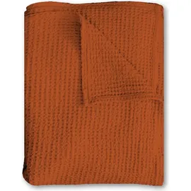sleezzze Baumwoll Waffelpiqué Kuscheldecke 75 x 120 cm Petrol