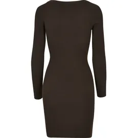 URBAN CLASSICS Cut Kleid Brown M