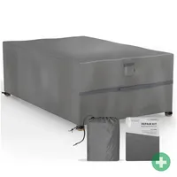 Sanzaro Abdeckung Gartenmöbel 213 x 132 x 70 cm Grau