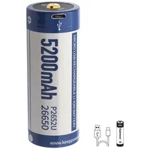 Keeppower 26650 5200 mAh 1 St.