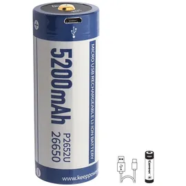 Keeppower 26650 5200 mAh 1 St.