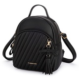 Missnine Damen Rucksack Klein Pu Leder Schultaschen Mini Rucksack Wasserdichte Rucksackhandtaschen Tagesrucksack für Mädchen