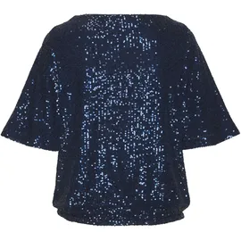 LASCANA Paillettenshirt Dunkelblau S