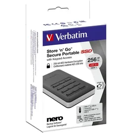 Verbatim Store ‘n’ Go Secure Portable 256 GB USB 3.1