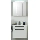 WELLTIME Badmöbel-Set »Siena«, (2 St.), Spiegelschrank inklusive LED-Beleuchtung, Breite 60 cm
