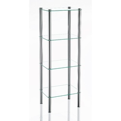 Regal Lars Metall transparent 40,0x30,0x107,0cm