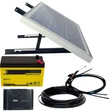 Phaesun Energy Generation Kit Solar Rise 10 W inkl. Akku, Anschlusskabel, Laderegler