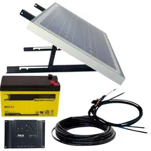 Phaesun Energy Generation Kit Solar Rise 10 W inkl. Akku, Anschlusskabel, Laderegler