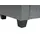 Mendler Modular 2-Sitzer Sofa Couch Lyon, Stoff/Textil ~ grau, ohne Armlehnen