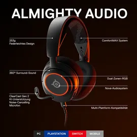 SteelSeries Arctis Nova 3 Schwarz