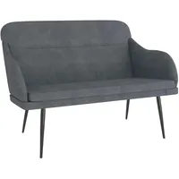 VidaXL Sitzbank Dunkelgrau 110x76x80 cm Samt