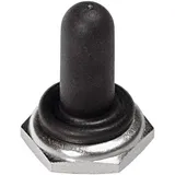 APEM N36116005 N36116005 Dichtkappe Vernickelt, Schwarz 1St.