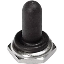 APEM N36116005 N36116005 Dichtkappe Vernickelt, Schwarz 1St.