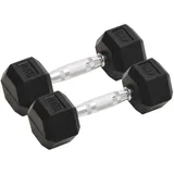 vidaXL Kurzhanteln 2 Stk. 8 kg Gusseisen