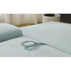 bobb Schlafcouch mit Boxspringpolsterung 2-Sitzer Blau