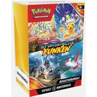 Pokémon Boosterbundle Karmesin & Purpur Stürmische Funken (6 Booster) NEU OVP
