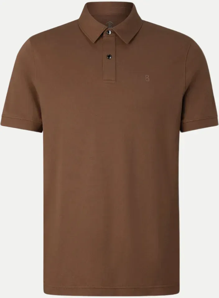 Pique-Polo-Shirt TIMO-5F Braun L
