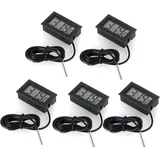 5Pcs LCD Digital Thermometer temperaturfühler Sensor Tester für Kühlschrank F...