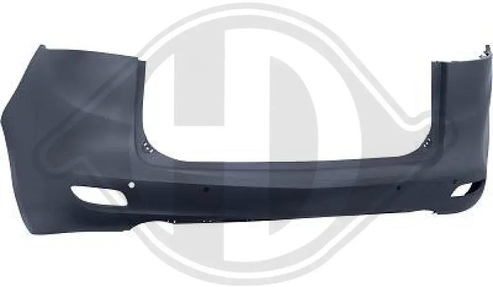 DIEDERICHS Stoßfänger 1892056 hinten für Opel Vaughall