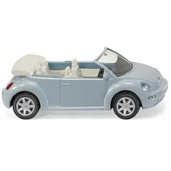 VW New Beetle Cabrio aquariusblau metallic Modell von WIKING 1:87