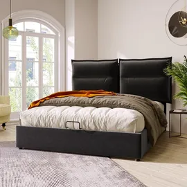 lanki international gmbh Odikalo 140 x 200 cm Grau/Schwarz